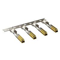 Amphenol SINE Systems SC000572G5 Headers & Wire Housings Socket contact, signal, 1.0x0.64mm, stamped & formed, 20-22AWG, 5 " gold plating