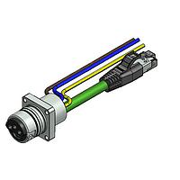 Amphenol CONEC 57-03225 Cat 5 ENP-17-1-FSPST2PEDBU4-V6-45S-RS8.33-1/1/G6/150/034