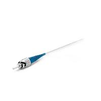 Megladon Manufacturing 1CXS1-003M Fiber Optic Cable Assemblies Singlemode, STUPC Fiber Optic Pigtail 900um White, 3 Meters