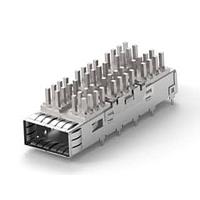 AMP Connectors - TE Connectivity 2170450-1 Cage Assemblies Cage Assembly w/ heatsink, thru bezel