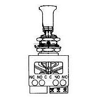 Honeywell 64AT59-514P Toggle Switches TOGGLE SW 4PDT 3POS SOLD T2typ TERM