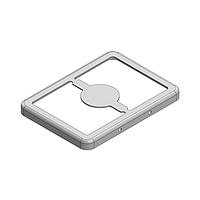 Masach Tech MS209-10F-NS EMI/RFI Shield Frame, Two-Piece ONE PIECE EMI/RFI FRAME NICKEL