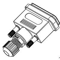 EDAC 627-230-015-010 Waterproof Backshell BKSHL 15P w/o CONN