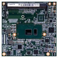 congatec conga-TC170/3955U Computer-On-Modules - COM COM Express Type 6 Compact module with Intel Celeron 3955U dual core processor with 2.0GHz, 2MB Intel Smart Cache, GT1 graphics and 2133MT/s dual channel DDR4 memory interface (Intel Skylake-U).