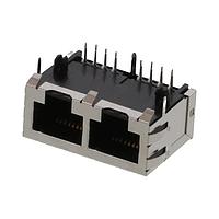 Molex 44150-0011 Ganged MODJACK RA FLGLS CAT5 PTH 2PORT SHLD