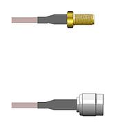 Amphenol Custom Cable Q-2V0520005144i RF Cable Assemblies SMA-SJ/TNC-SP G316 144I