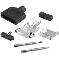 NorComp 960-025-010R011 EMI/RFI Shielded Backshell Female MICRO-D Backshell Kit 25 / 44 HD Position Straight