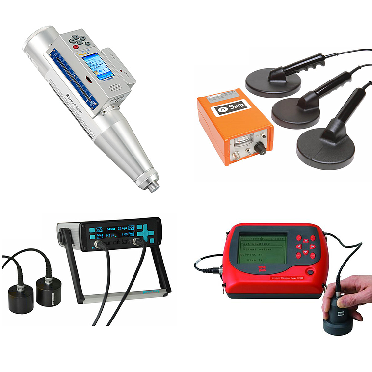 Calibration service for concrete, rebar, and construction material testing instruments