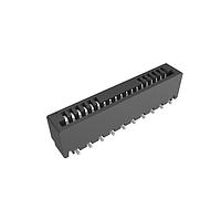 Amphenol FCI HFW19S-4STZE1HLF FFC & FPC Connectors 1.00mm Flex Connector, HFW Straight series, 19 Position, Top Entry Surface Mount, Tin plating, Non-ZIF, Halogen-free .