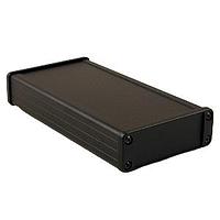 Hammond Manufacturing 1457J1601BK PC Board w/No Mounting Ends 6.3x1.12x3.3" Black