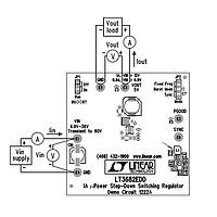 Analog Devices DC1222A Voltage Regulator - Switching Regulator LT3682EDD Demo Board - 1A Micropower Ste