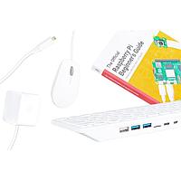 Raspberry Pi SC1291 Adapters Pi 500 JP - USB-C Mouse Micro-HDMI-to-HDMI Guide SD Card Adapter, Jewel Case Kit