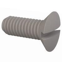 Essentra Components 50M030050L008 Slotted Countersunk 90 Slotted CSK Screw, M3 X .5 Thread, 8mm Lg