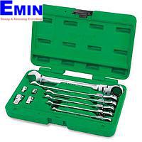TOPTUL GAAI1003 10PCS Flexible Ratchet Combination Wrench