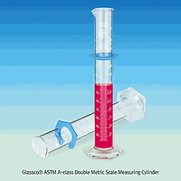 Glassco GL.139.453.01A Meas. Cylinder, A-class, 10 / 0.2㎖, accu.±0.10㎖