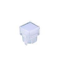NKK Switches AT4033JB Cap, Square SQUARE CLR LENS/WHT DIFF FOR HB INDCTRS