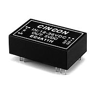 Cincon EC4A14HMS Isolated DC-DC Converter, 5 to 6 Watt, 2:1 Input Range, 18-36VDC Input, +/-12VDC Output, 1.5KVDC min. Isolation, Black Coated Copper with Non-Conductive Base, SMD 1.25x0.80x0.45"