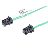 Molex 224050-1022 Discrete Wire Assembly Mini50-to-Mini50 (OTS) Cable ASSY 2mm Pitch Single Row 150mm Lgth 2 Ckt BLK
