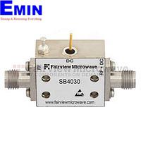 Fairview SB4030  2.92mm Bias Tee From 500 MHz to 40 GHz Rated To 1000 mA And 50 Volts DC