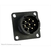 Eaton Souriau-Sunbank UTS0128P Receptacles 8P SQ FLANGE PIN RECEPTACLE SIZE 12