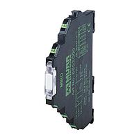 Murrelektronik 6652000 SSR MIRO 6,2-1OUTPUT-REL.24VDC-1U-FK, MIRO 6.2 24VDC-1U OUTPUT RELAY, IN: 24 VDC - OUT: 250 VAC/DC / 6 A, 1 C/O contact - 6,2 mm spring clamp