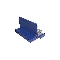 Amphenol FCI 65801-107LF Connectors Clincher™ Flex Connectors, Receptacle Assembly, Single Row, 7 Positions, 2.54mm (.100in) Pitch.
