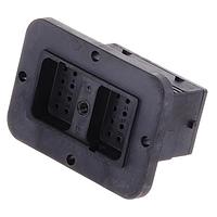 Amphenol SINE Systems ARC12-24PCR Sockets 24 Position, Receptacle, Pin Contact, Size 16, Threaded Insert for Jackscrew, Keyed C, Flanged, Reduced Diameter Rear Seal