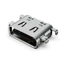 GCT (Global Connector Technology) USB4520-03-1-A PCB Mid Mount USB C Rec 16P 3u" Mid Mnt 2.1mm O-Set SMT L = 6.5mm S-Spring