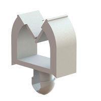 Essentra Components MWSET2-1-19 Cable Mounting & Accessories Micro Wire Saddle,Teardrop,Natural