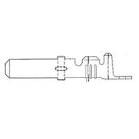 Raychem - TE Connectivity 1-66255-1 (Cut Strip) Contacts MALE CONTACT ASSM Cut Strip of 100