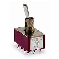 E-Switch 1004P6T1B1M1QEH Toggle Switch 4PDT ON-OFF-ON SLDR