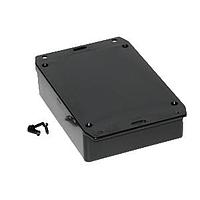 Hammond Manufacturing 1591GSFLBK Flanged Enclosure ABS w/Flanged Lid 4.8x3.7x1.2" Black