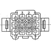 Molex 15-31-1122 Receptacle Housing 4.80 RECPT HSG 12P