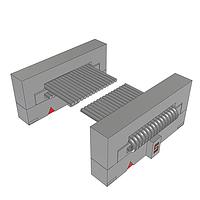 Samtec FFSD-08-D-08.00-01-N-SR IDC Socket Cable .050" Low Profile Tiger Eye(TM) IDC Ribbon Cable Assembly