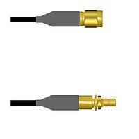 Amphenol Custom Cable Q-6903Q0008120i RF Cable Assemblies SMA-SP/SMB-SJB RG58 120I