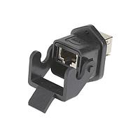 HARTING 09452251560 Industrial PLSTC,HAN3A,RJ45CAT6 PANEL FEED THROUGH