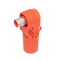 Amphenol Industrial SLPPB50BSR0EH DC Plugs 8.0mm RAPlugEMI&HVIL Red 90Keyway