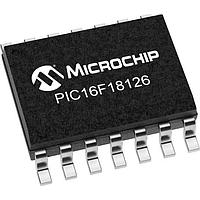 Microchip Technology PIC16F18126-E/SL MCU's 28KB Flash, 512B RAM, 128B EEPROM, 12b Diff. ADCC, 2x16-bit dual PWM
