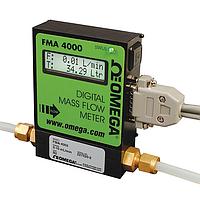 OMEGA FMA-4304 Programmable Mass Flow Meter and Totalizer (20 SCCM, ± 1 %, 1/4 in, Compression Fitting)