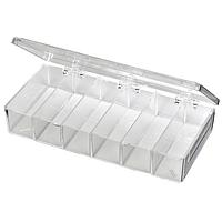 Flambeau A211 Multiple Compartment 6-Compartment Box 6 3/4" X 3 3/16" X 1 3/16" (17.15 x 8.10 x 3.02 cm)