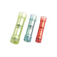 KS Terminals BNYDF1 Butt Splice Nylon, Double Crimp Butt Splice, 22-16 AWG, 26 mm