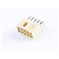 Molex 105314-2710 Headers & Wire Housings NANOFIT HDR RA DLR 10CKT 15AU NAT