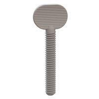 Essentra Components 092520150V Thumb Screw Oval Head Thumb Screw, 1/4-20 Thread, 1 1/2 Lg