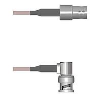 Amphenol Custom Cable Q-0500H000S024i RF Cable Assemblies BNC-SJ/BNC-RP G179 24I