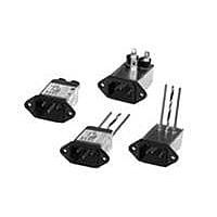 Corcom - TE Connectivity 3ED2 Inlets 3A FASTON RHT ANGLE FLANGE MOUNT