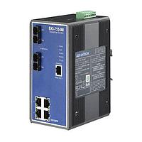Advantech EKI-7554MI-AE Managed Ethernet Switches 4-port 10/100M +2 M.M Fiber Managed Ethernet Switch, -40~75C