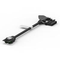 AMP Connectors - TE Connectivity 2821778-1 Power Cables IFP B/FLAT LEC RA CBL ASSY 1PORT 142MM