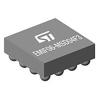 STMicroelectronics EMIF06-MSD04F3 EMI Filter Circuits 6-Line Low Cap IPAD Micro-SD EMI 208 MHz