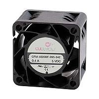 Same Sky (formerly CUI Devices) CFM-4020BF-175-306-22 DC Axial Fan dc axial fan, 40 mm square, 20 mm, 12 Vdc, ball, 7500 RPM, 9.38 CFM, TS/PWM