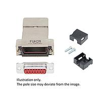 Molex / FCT 173114-0392 Standard EMI Backshell FCT Backshell CONN Kit SHLD PLSTC Backshell  D-Sub CONN 25 CKT